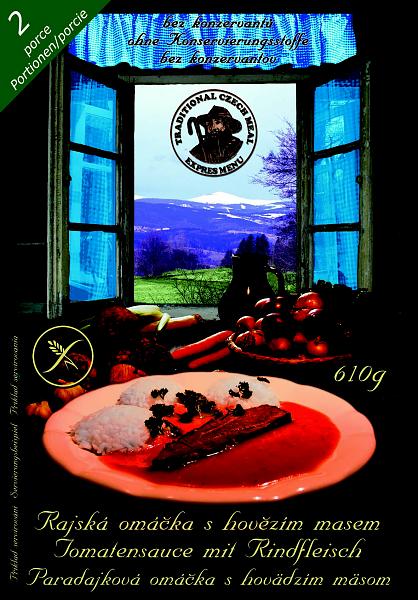 Expres Menu Rajská omáčka s hovězím masem 2 porce