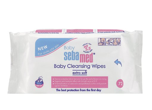 Baby Sebamed dětské extra jemné čist.ubrousky 72ks