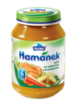 Hamánek kuře se zeleninou a bramborem 190g