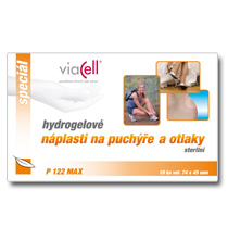 VIACELL P122MAX Hydrogel.nápl.na puchýře 10ks