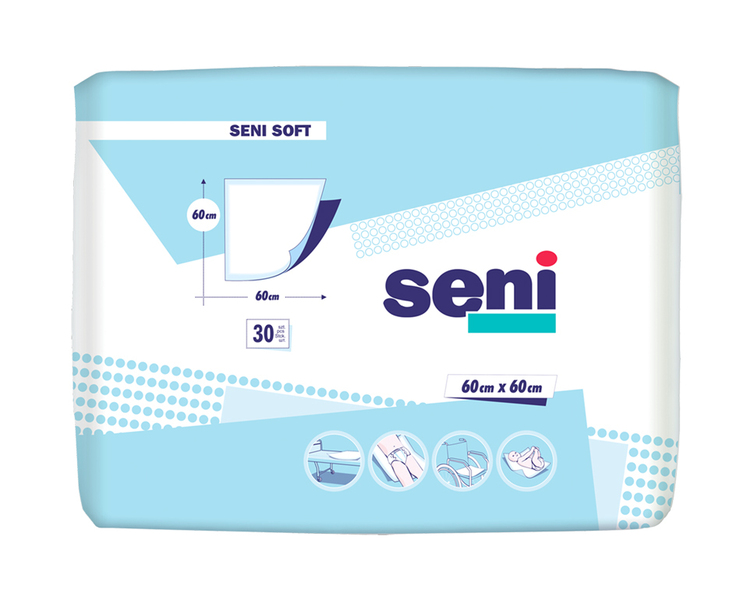 Seni Soft 60 x 60 cm 30 ks podložky absorpční