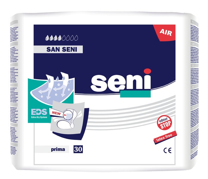 Seni San Prima 30 ks inkont. vlož. pleny