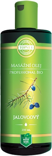 TOPVET PROFESSIONAL Jalovcový masážní olej 200ml
