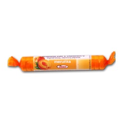 Intact rolička hroznový cukr s vitamín C - meruňka 40g