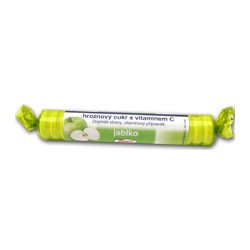 Intact hroznový cukr s vitamín C jablko 40g (rolička)