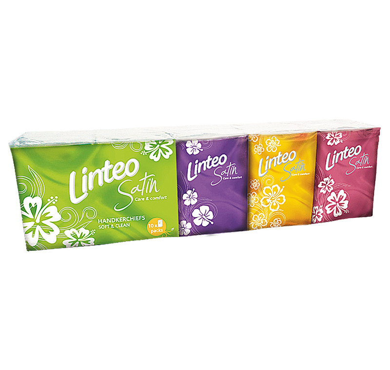 Kapesník papírový Linteo Satin mini 10x10ks