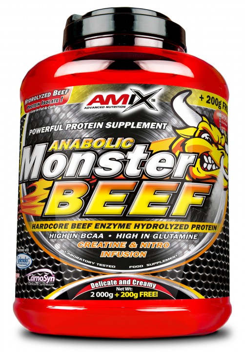 Amix Anabolic Monster BEEF 90% Protein, chocolate, 1000g