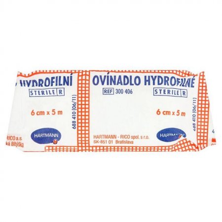 Obinadlo hydrofilní pletené sterilní 6cmx5m 3004060