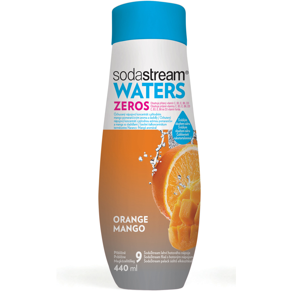 Fotografie Sirup ZERO Pomeranč-Mango 440ml SODA