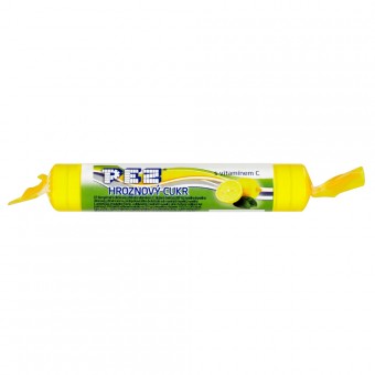 PEZ hroznový cukr s vitamín C citrónový