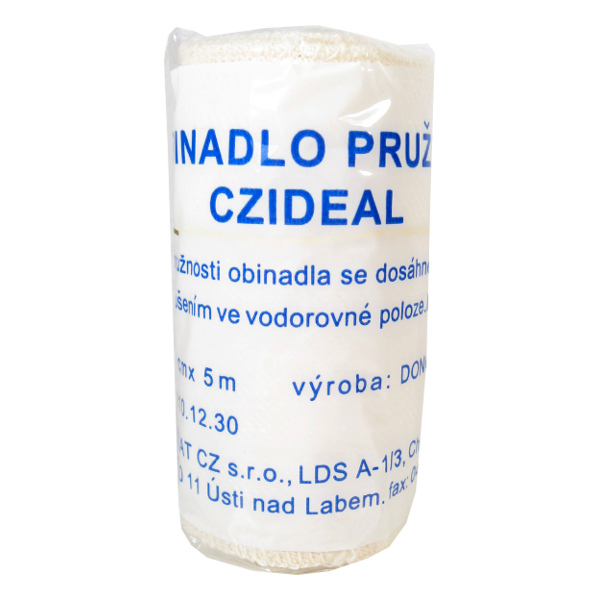 CZIDEÁL TEX Obinadlo pružné 8cmx5m/+2ks upínacích sponek
