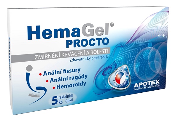 HemaGel PROCTO čípky 5ks