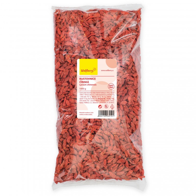 Wolfberry Goji kustovnice čínská 1kg