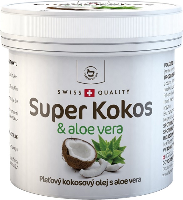 Herbamedicus Super Kokos a aloe vera pleťový olej 150ml