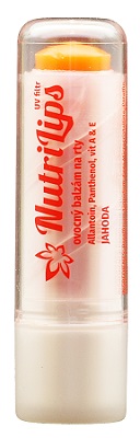 Nutricius NutriLips Balzám na rty s panthenolem Jahoda 4,8g