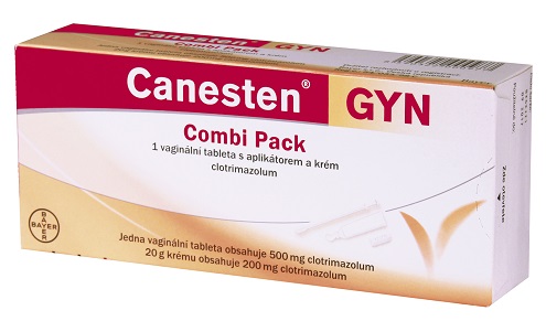 Canesten GYN COMBI PACK, vaginální tableta a krém