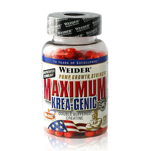 Weider, Maximum Krea-Genic, 120 kapslí