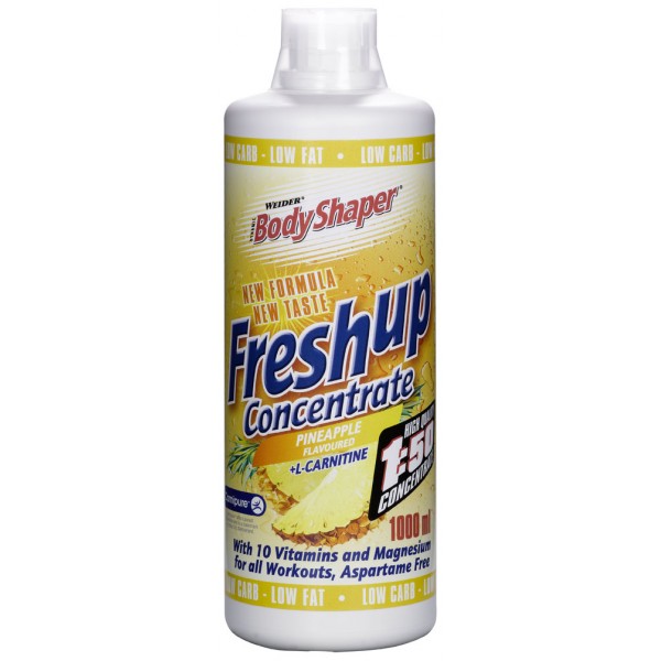 Weider, Fresh up + L-Carnitin, 1000ml, Ananas