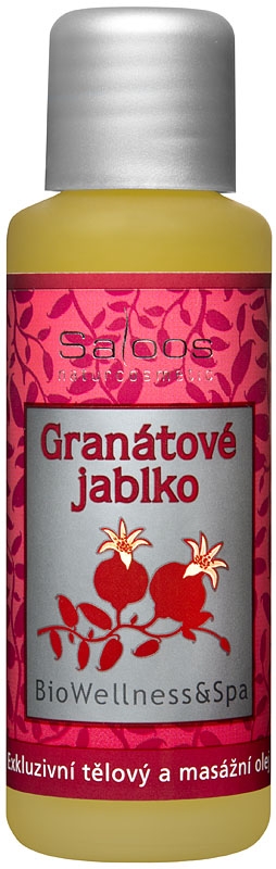 SALOOS exkluzivní masážní olej s vůní granátového jablka