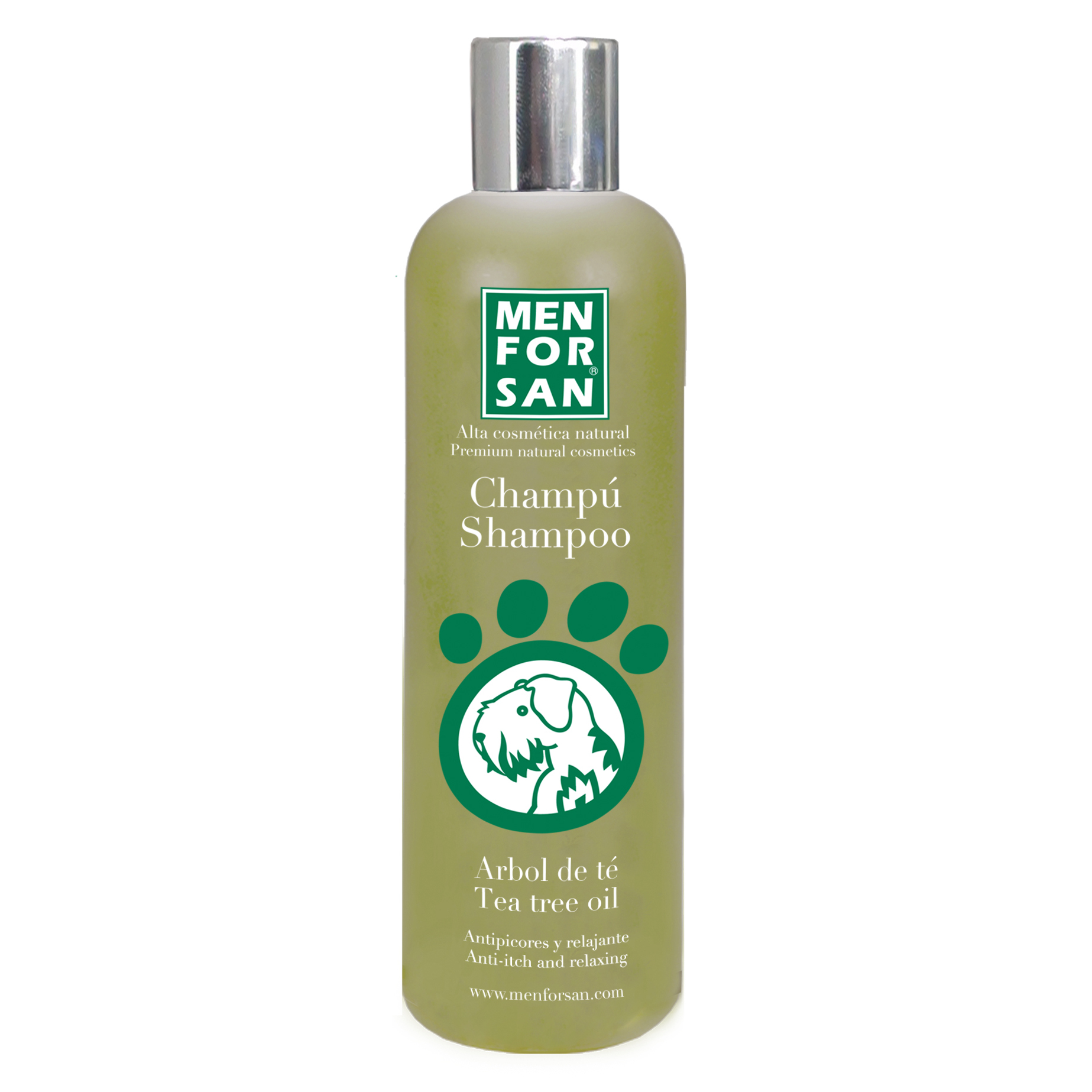 Menforsan Přírodní šampon proti svědění s Tea Tree olejem pro psy 300ml