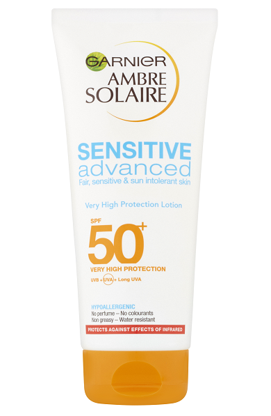 Garnier Ambre Solaire Sensitive Advanced mléko na opalování SPF50+ 200ml