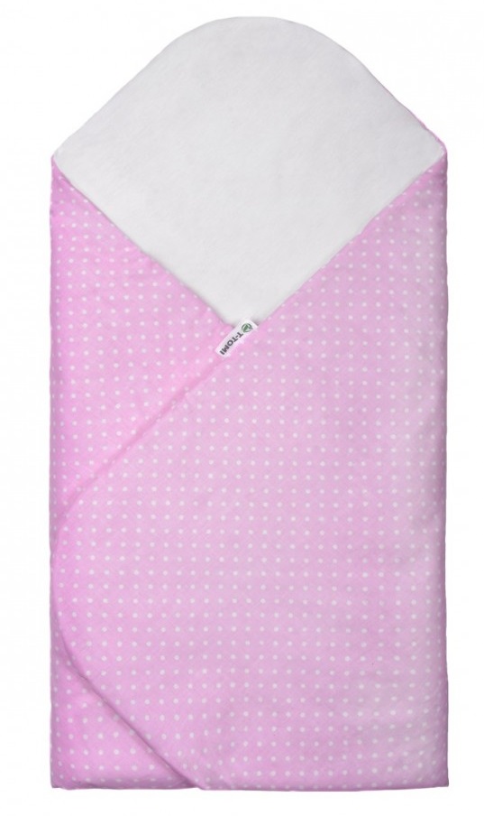 Rychlozavinovačka, pink / little dots