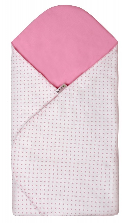 Rychlozavinovačka, white / little pink dots