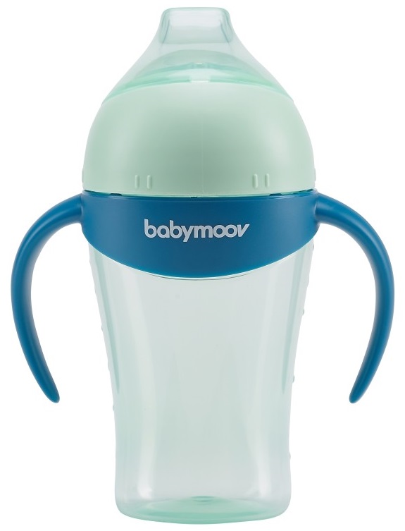 Babymoov nekapající hrníček s úchyty Azur 180ml