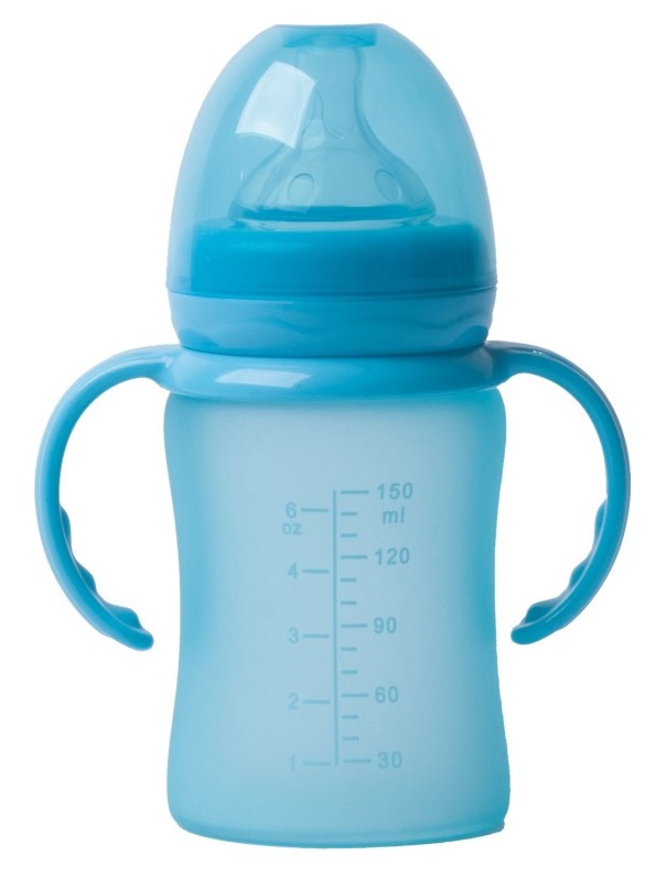 Bo Jungle skleněná láhev s úchyty B-Thermo 150ml Turquoise