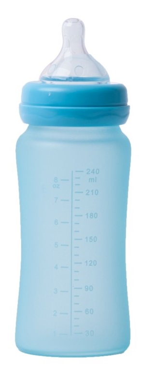 Bo Jungle skleněná láhev s úchyty B-Thermo 240ml Turquoise