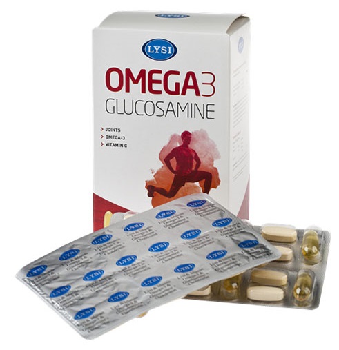 Lysi Omega 3 na klouby s glukosaminem, chondroitinem a vit.C 90ks