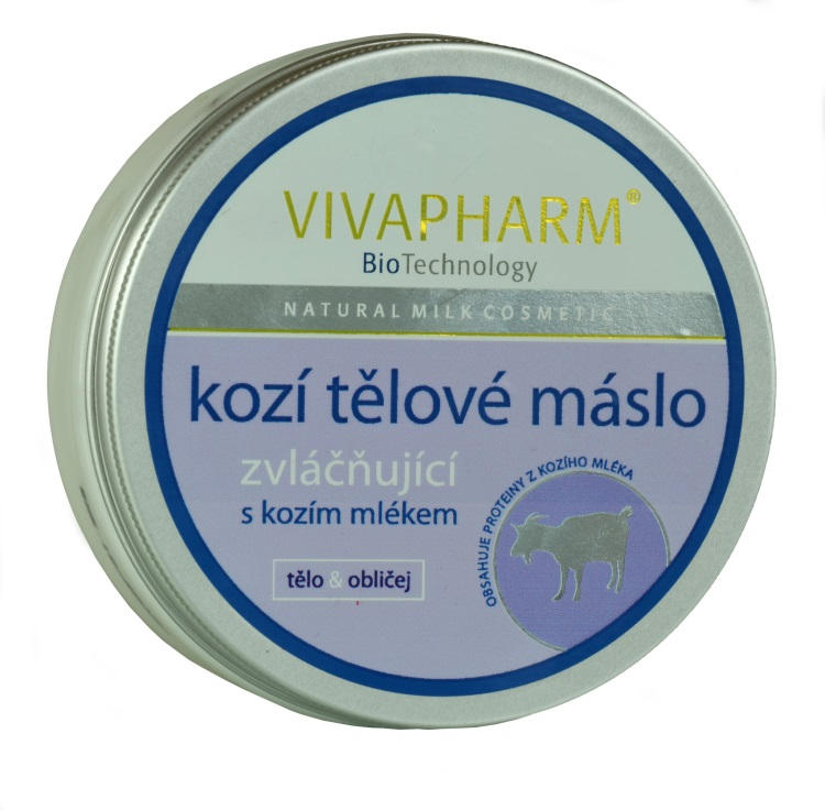 VivaPharm Tělové máslo s kozím mlékem 200ml