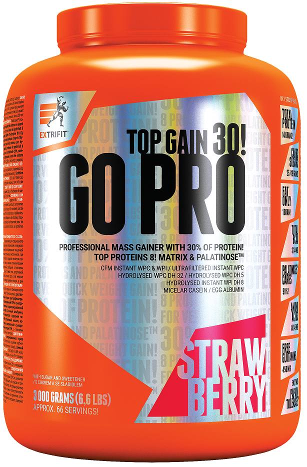 Extrifit Go Pro 30 3kg jahoda