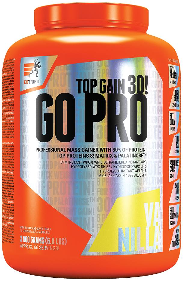 Extrifit Go Pro 30 3kg vanilka