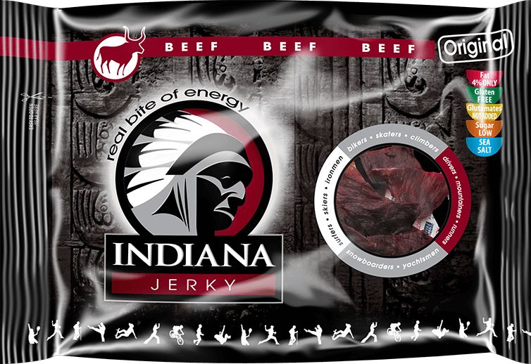 Indiana Jerky Hovězí Original 100g