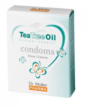 Tea Tree Oil kondomy 3ks Dr.Müller