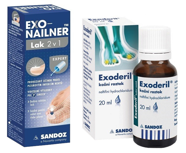 Exonailner Lak 2v1 5ml + Exoderil 20ml/200mg