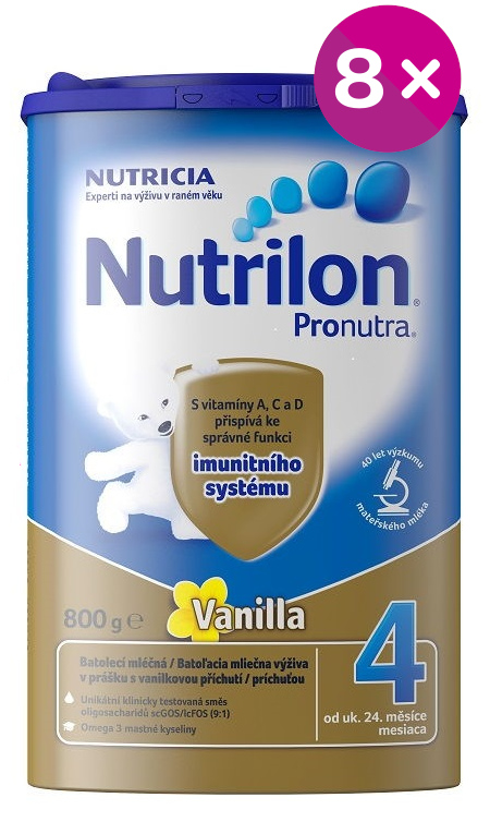Fotografie Nutrilon 4 Advanced Vanilla batolecí mléko 800g