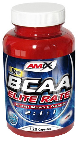 Amix BCAA Elite Rate, 120 kapslí