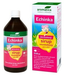 Fotografie AROMATICA Sirup Echinka jitrocelový od 3 let 210ml