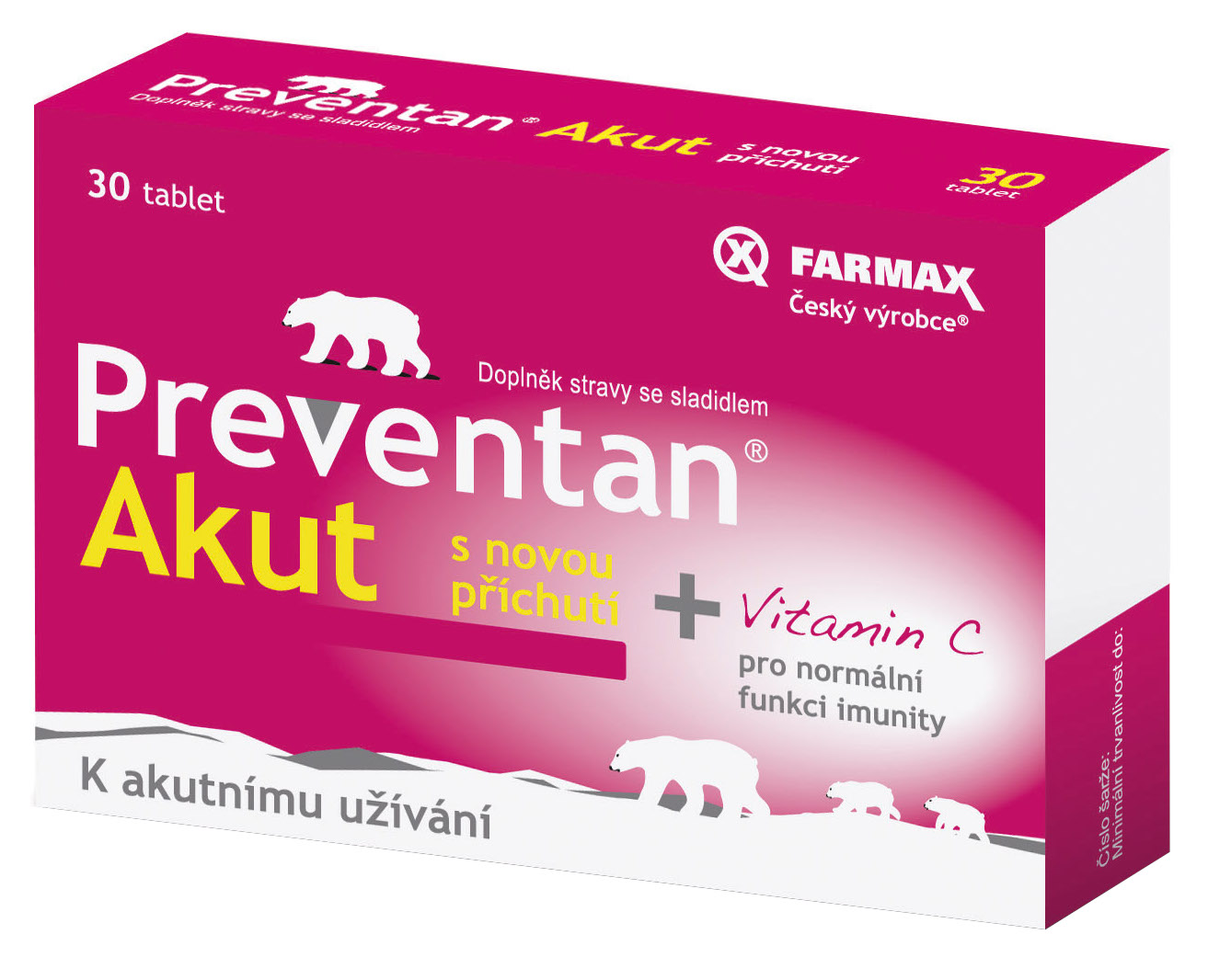 Preventan Akut s příchutí 30 tablet