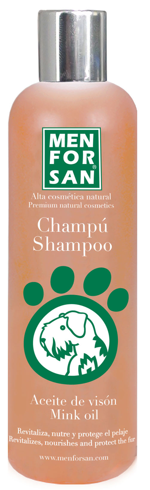 Menforsan Ochranný šampon s norkovým olejem pro psy 1000ml