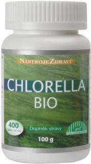 NástrojeZdraví Chlorella BIO 100g 400 tablet