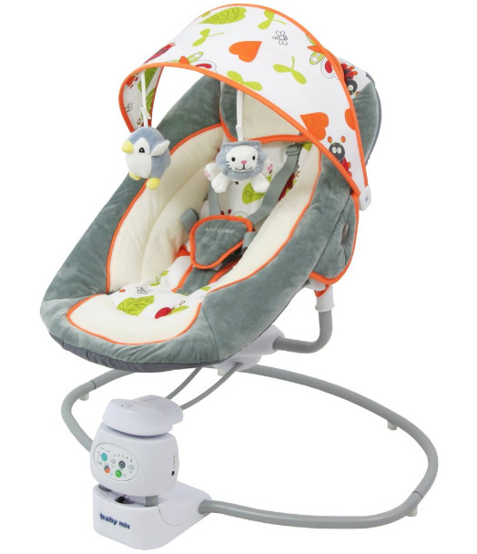 Dětské lehátko 2v1 Baby Mix grey