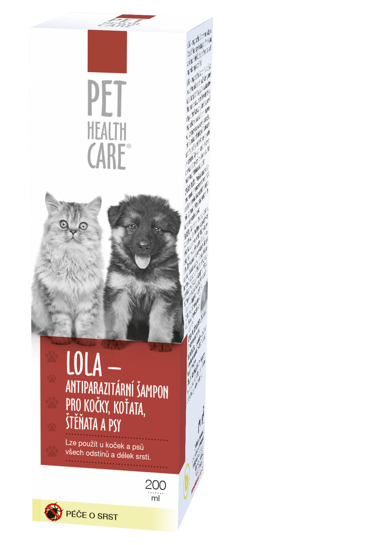 PET HEALTH CARE LOLA šampon pro kočky a psy antiparazitární 200ml