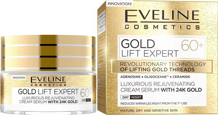 Eveline Gold Lift Expert Day & Night cream 60+ 50ml