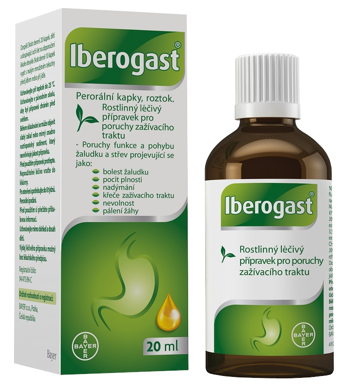 Iberogast perorální kapky roztok 20ml