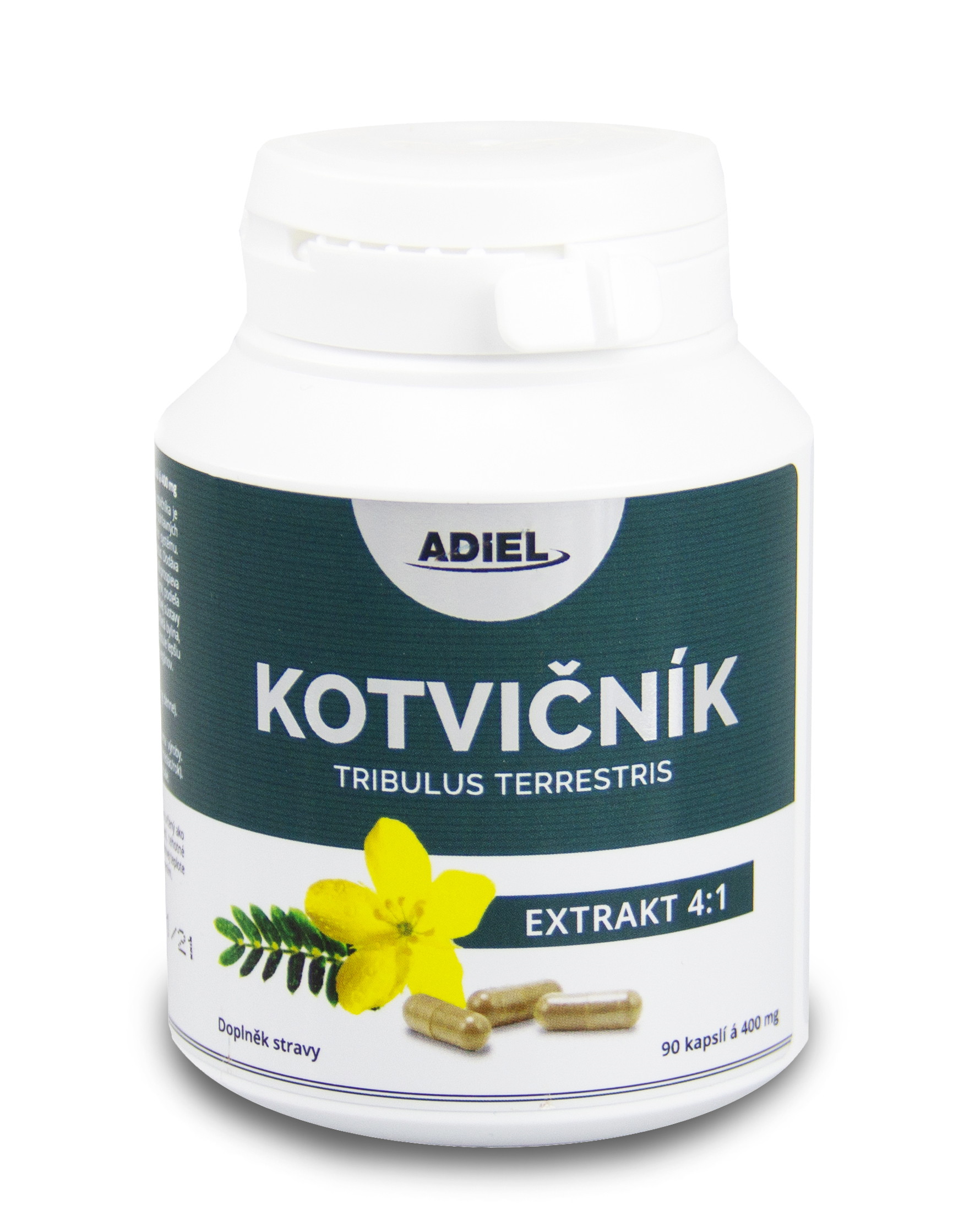 Adiel Kotvičník zemní Tribulus terrestris 90kapslí