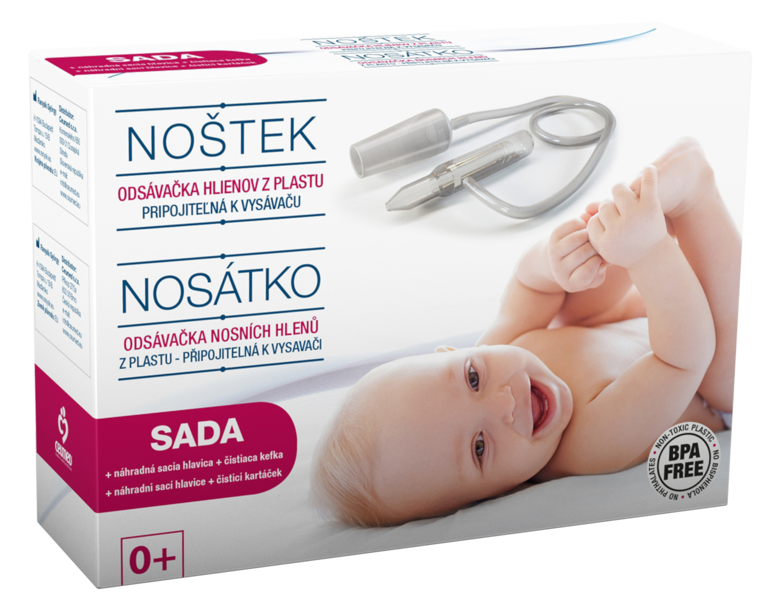 Nosátko Odsávačka nosních hlenů sada