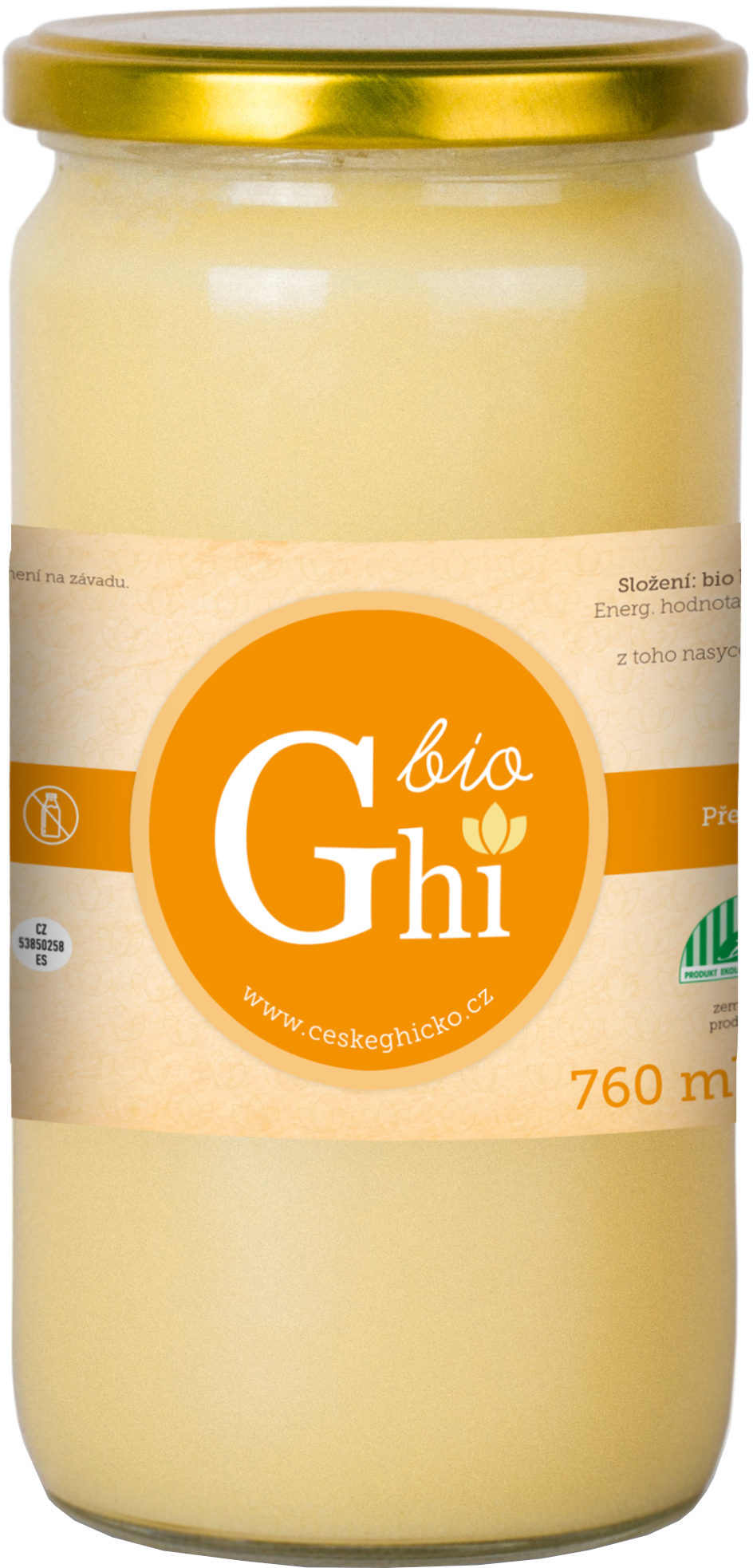 Fotografie Bio Ghí 760ml